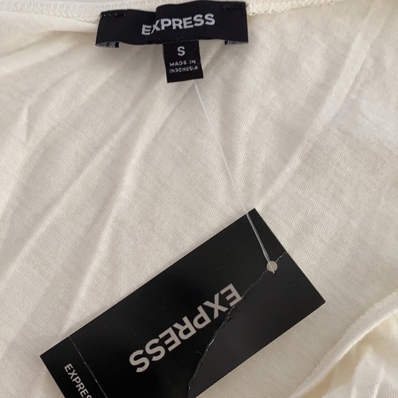 Express one shoulder shirt with studded - Picture 8 of 10